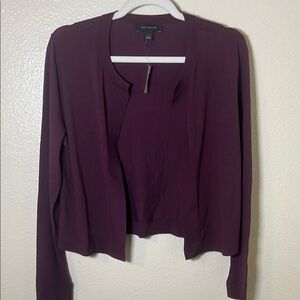 Ann Taylor Deep Purple Cardigan